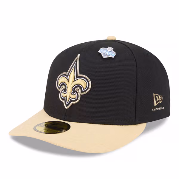 New Orleans Saints 2026 NFL Draft Pre-Curved 59FIFTY Fitted Cap product photo
