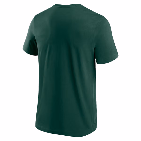 New York Jets Chrome Logo NFL T-Shirt Green view 2