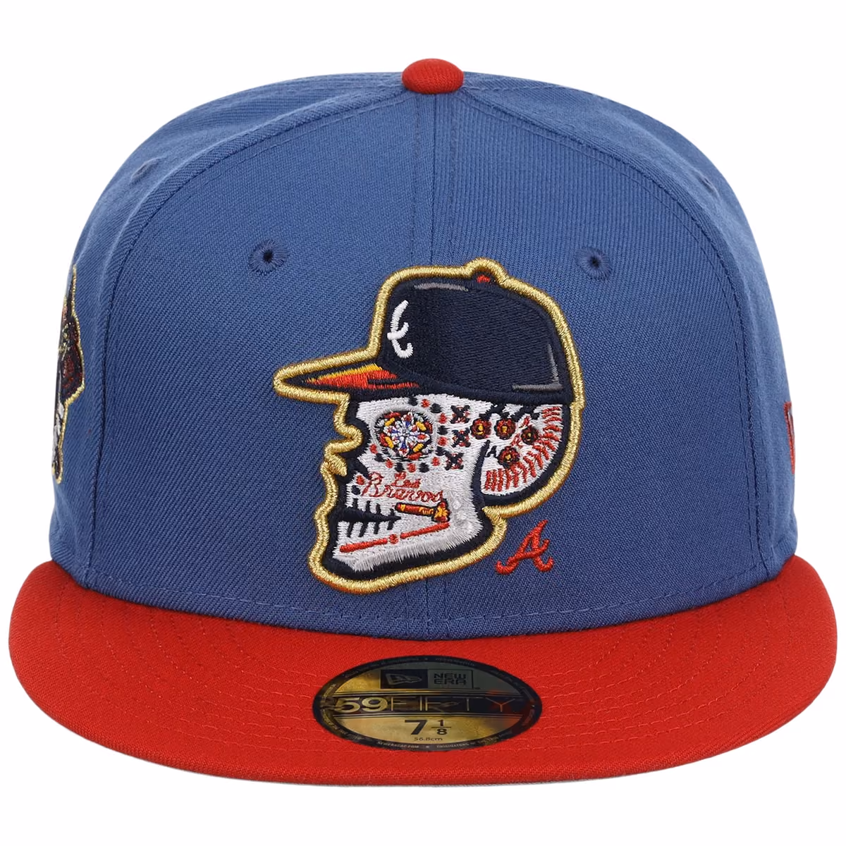 Atlanta Braves Skull Atlanta Crown the City New Era 59FIFTY detail view