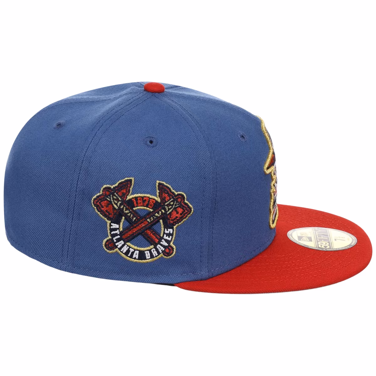 Atlanta Braves Skull Atlanta Crown the City New Era 59FIFTY detail view