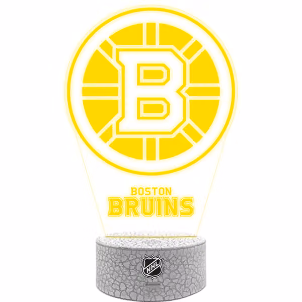 Boston Bruins NHL Team Logo LED Sign view 2