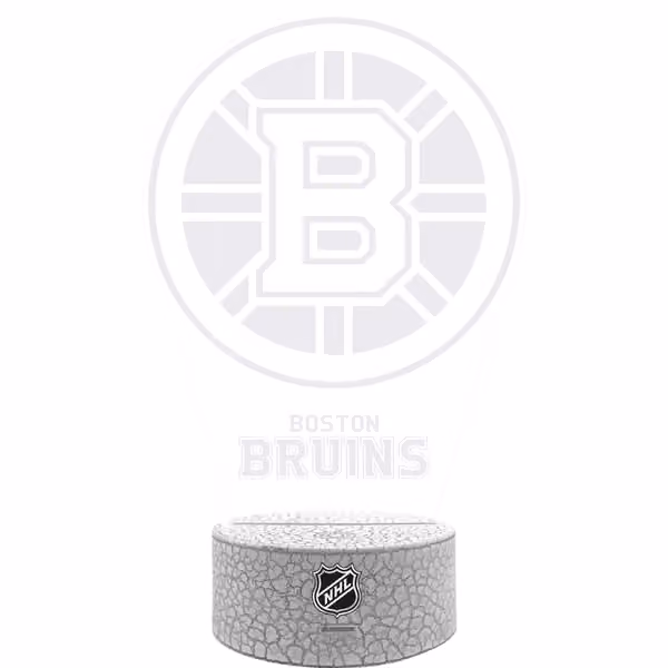 Boston Bruins NHL Team Logo LED Sign view 3