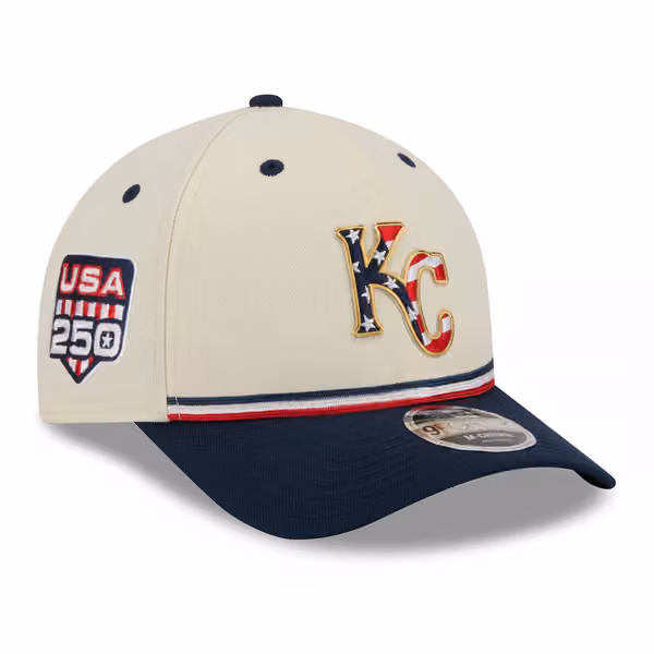 Kansas City Royals 2026 4th of July USA 250 9FORTY Snapback MLB Cap product photo