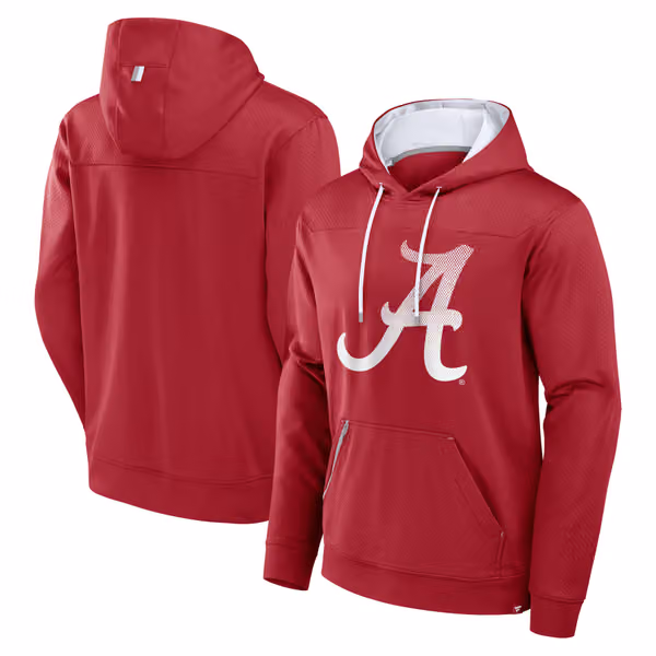 Alabama Crimson Tide Defender NCAA Hoodie Red view 1