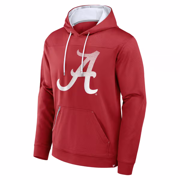 Alabama Crimson Tide Defender NCAA Hoodie Red view 3