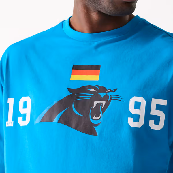 2024 NFL Munich Game Carolina Panthers Arch T-Shirt Blue view 4