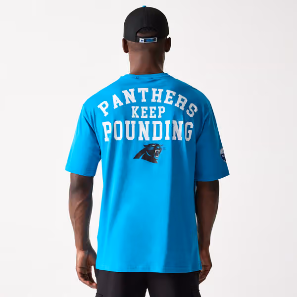 2024 NFL Munich Game Carolina Panthers Arch T-Shirt Blue view 2