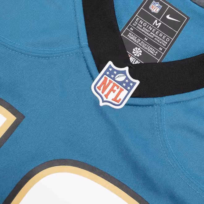 Trevor Lawrence #16 Jacksonville Jaguars Classic Nike Game NFL Jersey Türkis view 5
