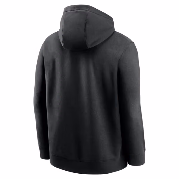 Baltimore Orioles Alternate Logo Nike Club Fleece MLB Hoodie Black view 2