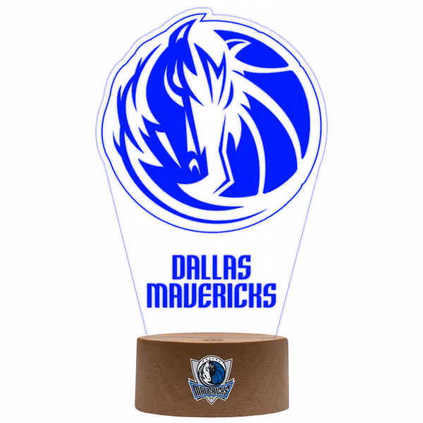 Dallas Mavericks NBA Team Logo LED Sign view 2