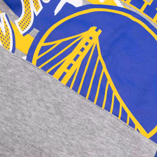 Golden State Warriors Sport Classics Oversized NBA Hoodie Gray view 3