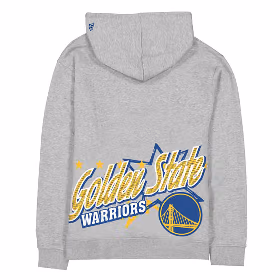 Golden State Warriors Sport Classics Oversized NBA Hoodie Gray view 2