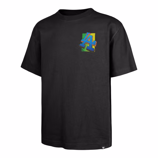 Los Angeles Dodgers Sundale '47 Foundation MLB T-Shirt Schwarz view 1