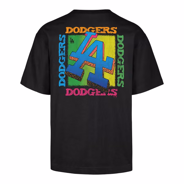 Los Angeles Dodgers Sundale '47 Foundation MLB T-Shirt Schwarz view 2