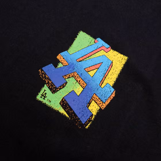 Los Angeles Dodgers Sundale '47 Foundation MLB T-Shirt Schwarz view 3