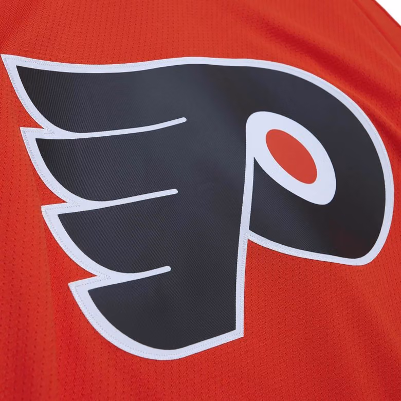 Dave Schultz #8 Philadelphia Flyers 1974-75 Mitchell & Ness NHL Jersey view 4