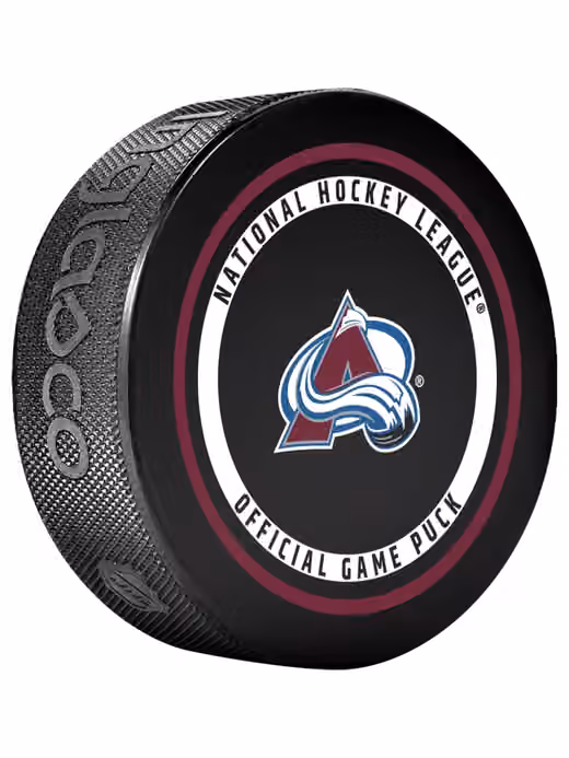Colorado Avalanche 2026-27 NHL Official Game Puck view 3