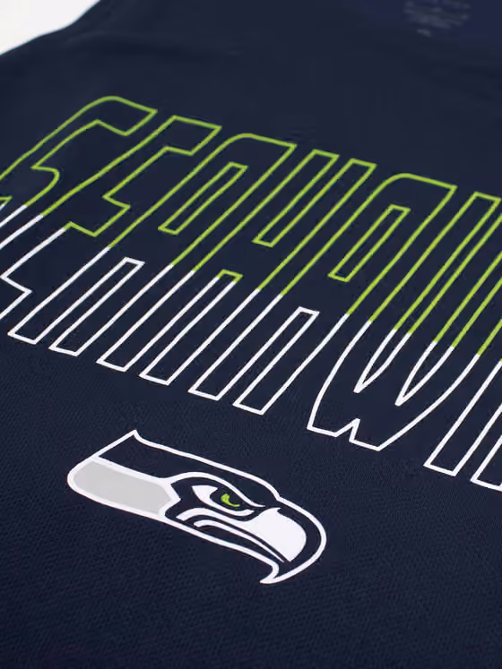 Seattle Seahawks Miler Dri-FIT NFL Muscle Tank Top Navy view 4