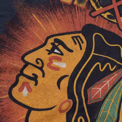 Chicago Blackhawks Flint Sigma '47 Foundation NHL T-Shirt Black view 3