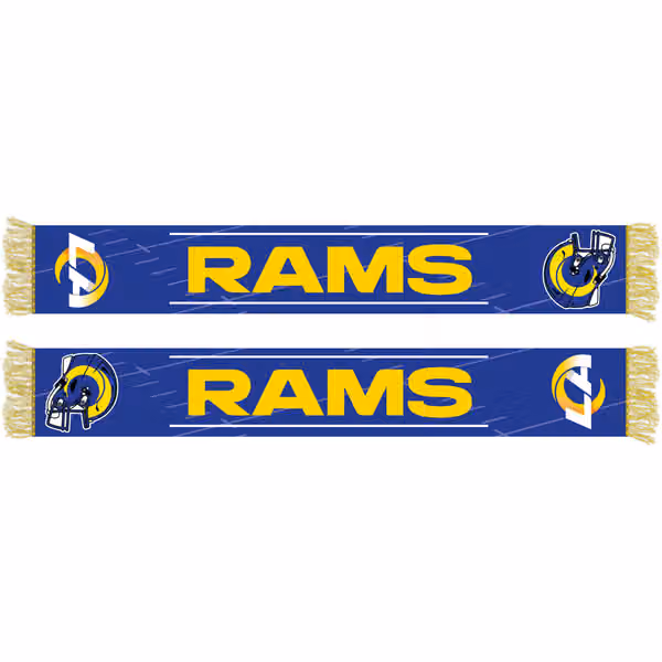 Los Angeles Rams Wordmark NFL Scarf view 1