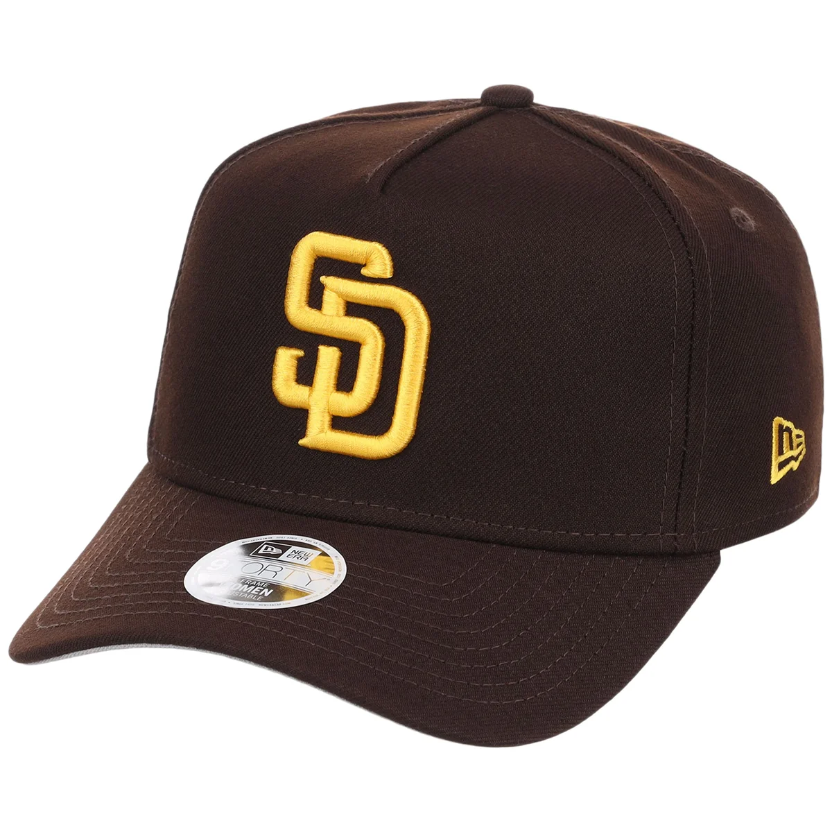San Diego Padres Women's New Era 9FORTY OTC A-Frame detail view