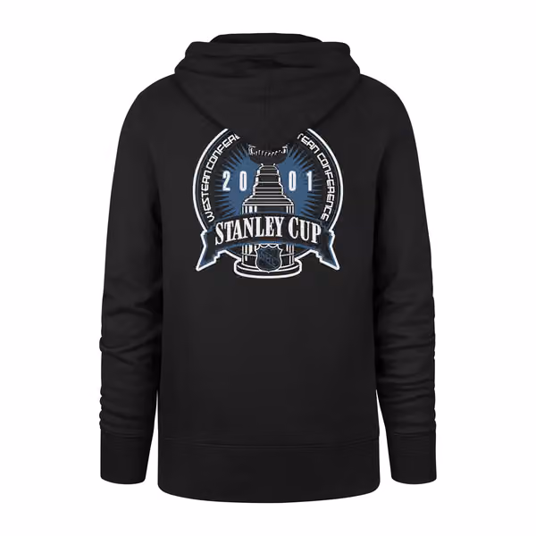 Colorado Avalanche Tonal Backer '47 Burnside NHL Hoodie Black view 2