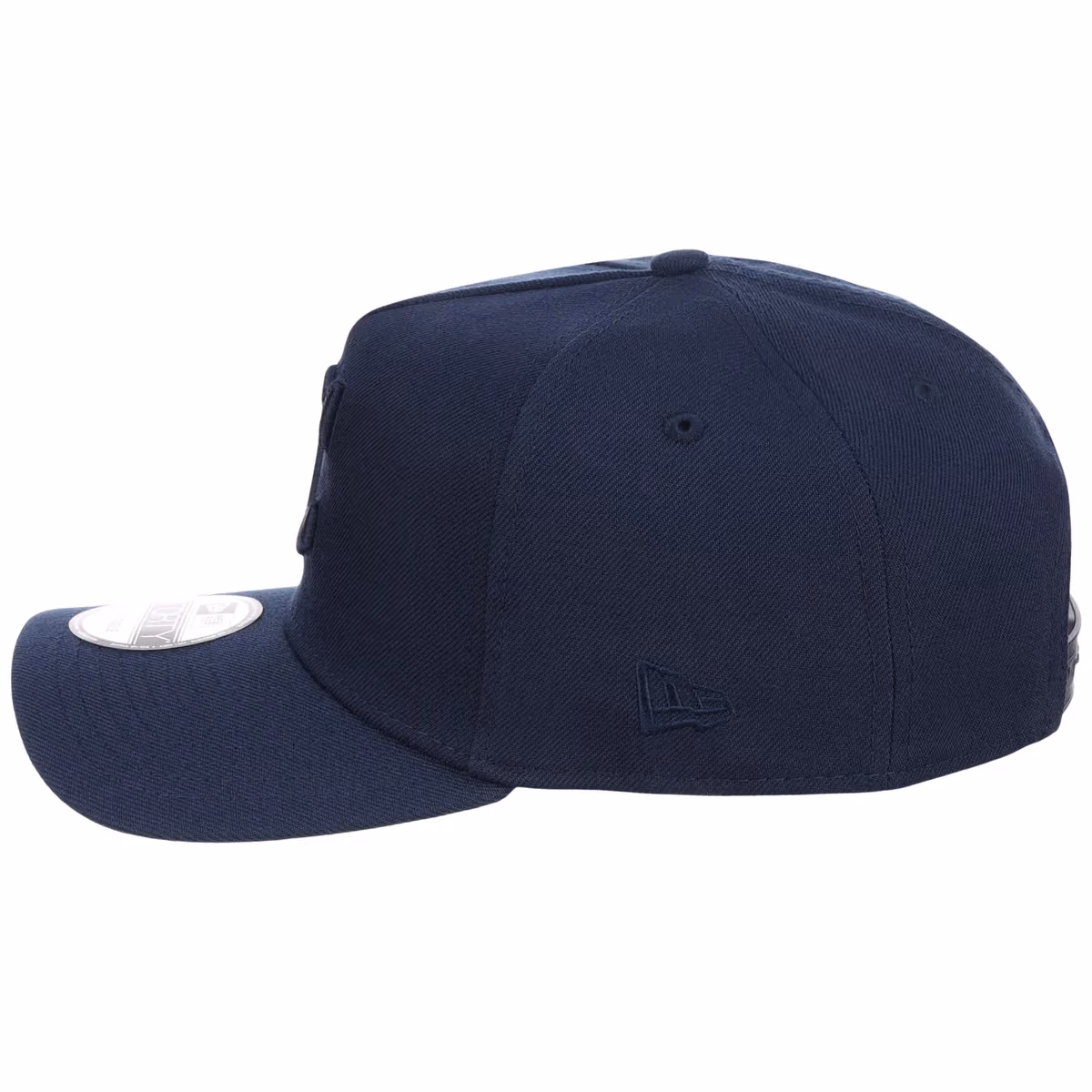 Cleveland Indians MLB Navy FASHION CORE New Era 9FORTY A-Frame detail view