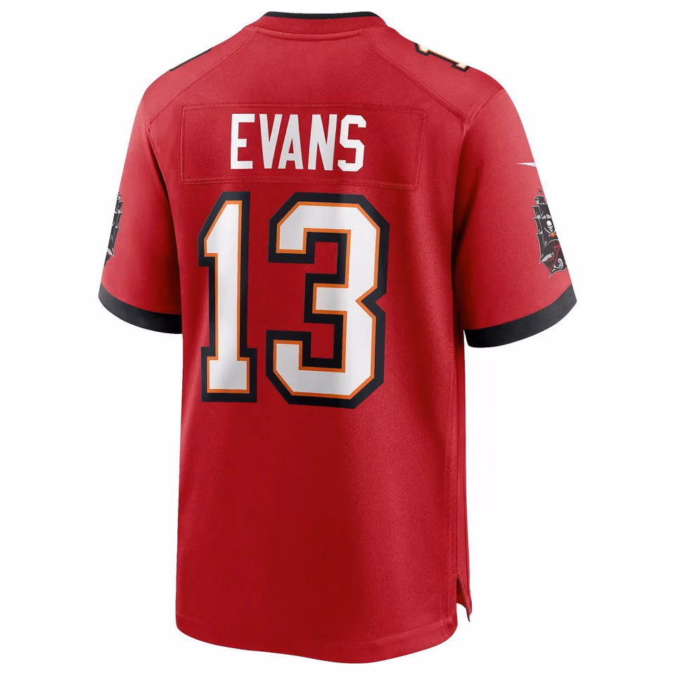 Mike Evans #13 Tampa Bay Buccaneers Nike Game NFL Jersey Red view 3