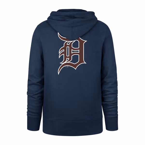 Detroit Tigers Backer '47 Burnside MLB Hoodie Timber Blue view 2