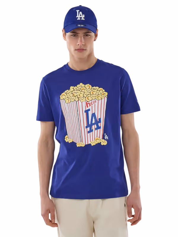 Los Angeles Dodgers Popcorn Oversized MLB T-Shirt Blue view 1
