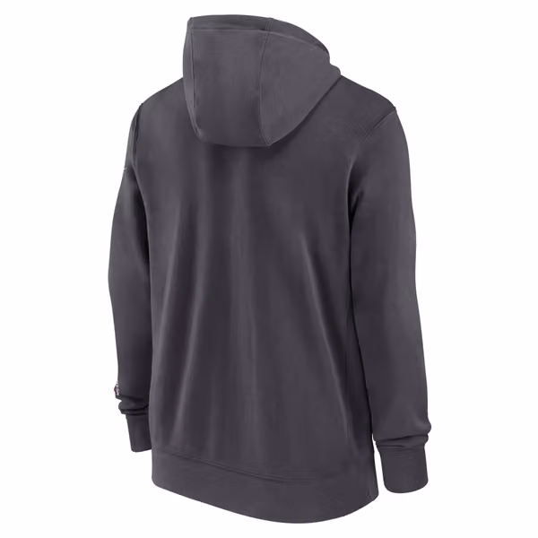 Cincinnati Bengals Playbook NFL Full-Zip Fleece Hoodie Anthracite view 2