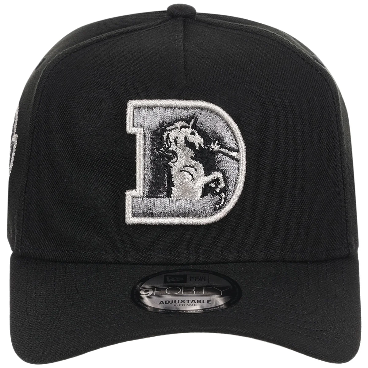 Denver Broncos NFL Liquid Titanium New Era 9FORTY detail view