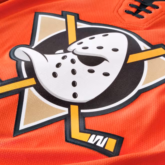 Anaheim Ducks Breakaway NHL Jersey Alternate Orange view 3