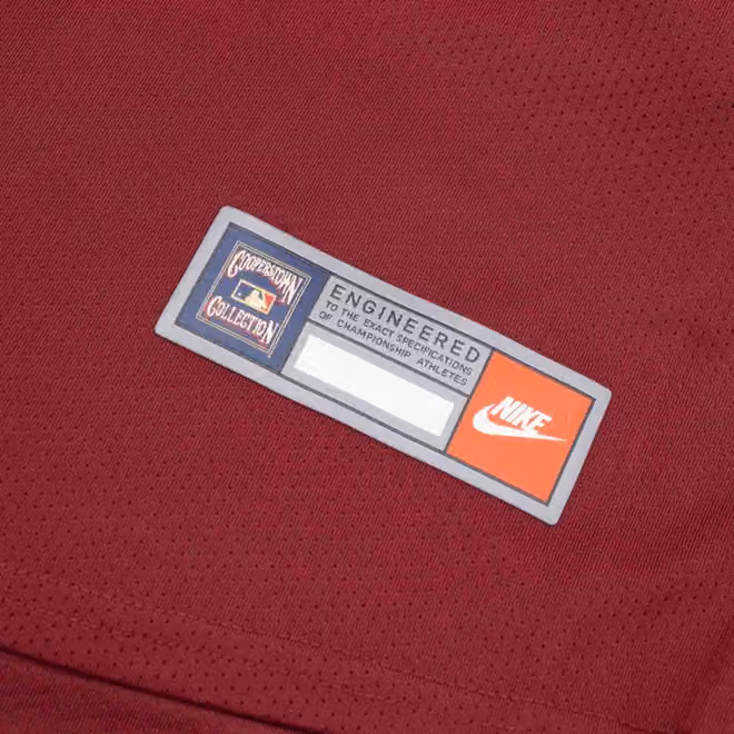 Philadelphia Phillies Cooperstown Nike Limited MLB Jersey Maroon view 5