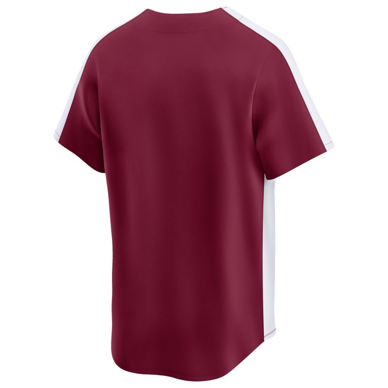 Philadelphia Phillies Cooperstown Nike Limited MLB Jersey Maroon view 2