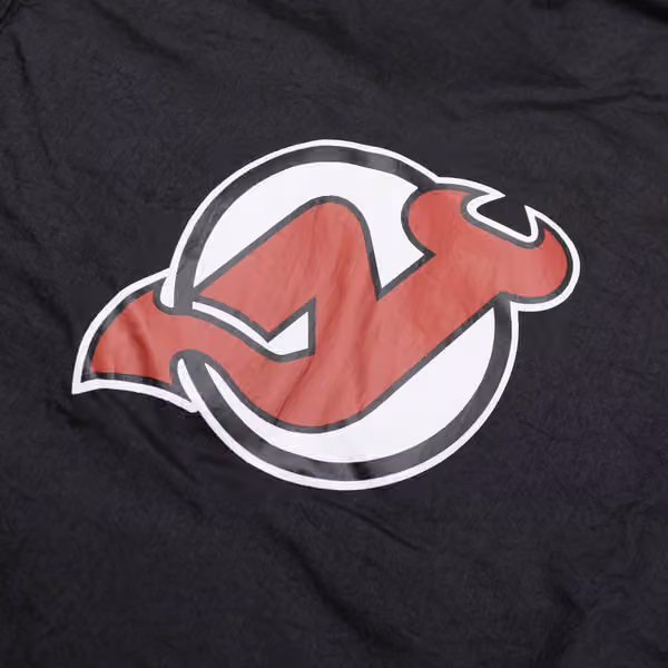 New Jersey Devils Undeniable Mitchell & Ness NHL Windbreaker Jacket view 3