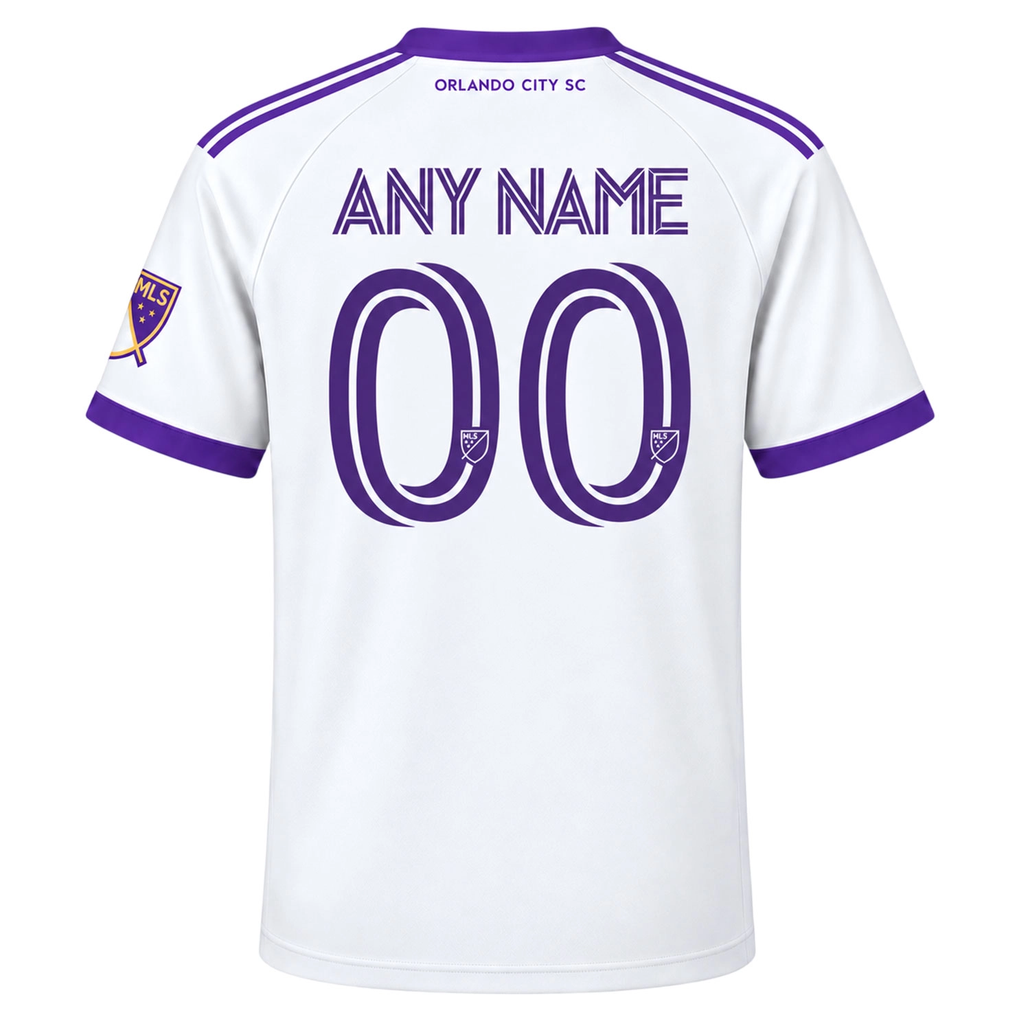 Orlando City White Jersey Kids Vibrant Sunshine Design
