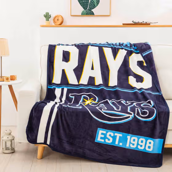 Tampa Bay Rays Walk Off Super Plush MLB Throw view 2