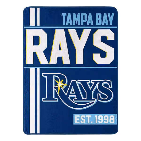 Tampa Bay Rays Walk Off Super Plush MLB Throw view 1