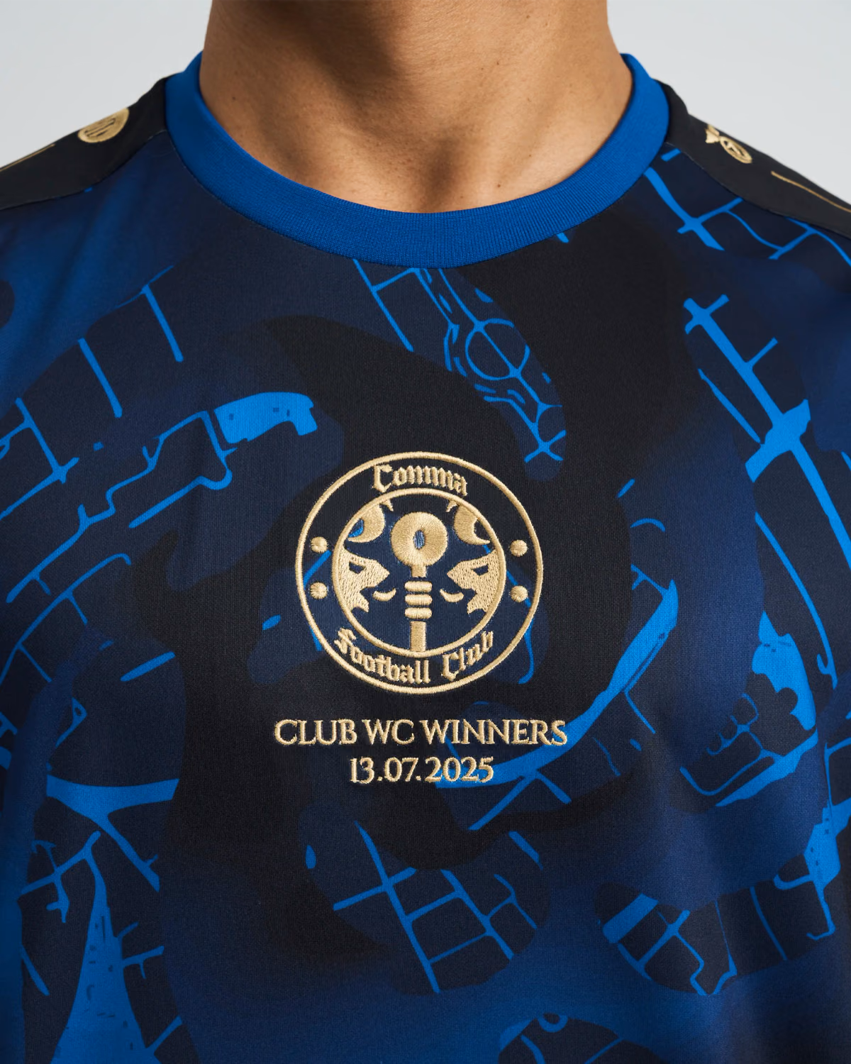 Jersevo Custom Personalized The Blues (2025 Club WC Winners) Jersey detail view 3