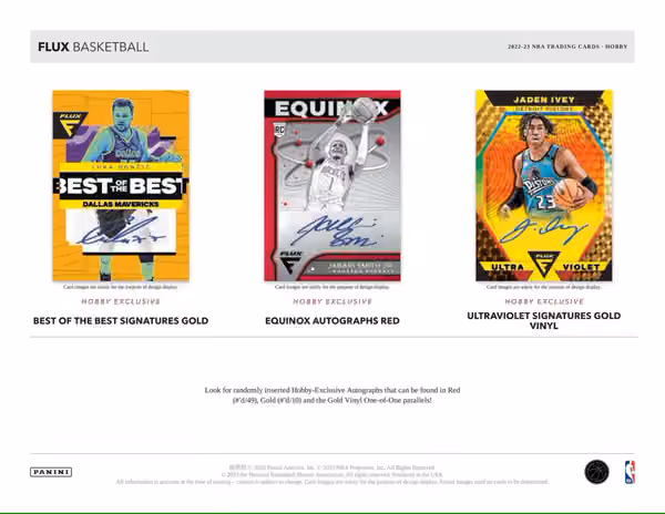 2022/23 Panini Flux Basketball MEGA Box NBA view 2