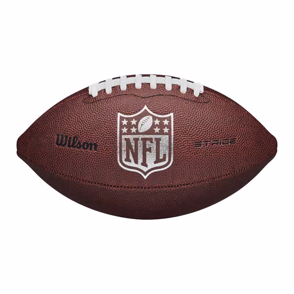 Wilson NFL Stride Official Size Football Brown view 1