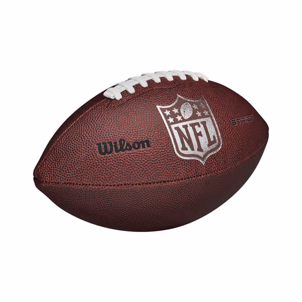 Wilson NFL Stride Official Size Football Brown view 2