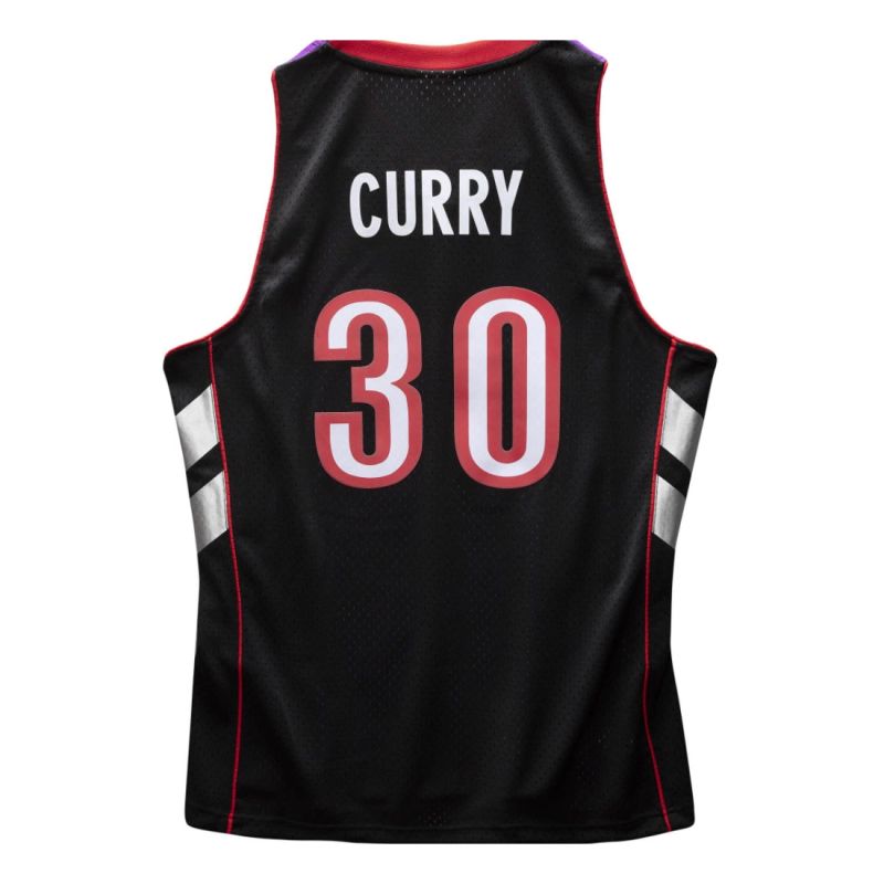 Dell Curry #30 Toronto Raptors 1999-00 Mitchell & Ness Swingman NBA Jersey Purple view 2