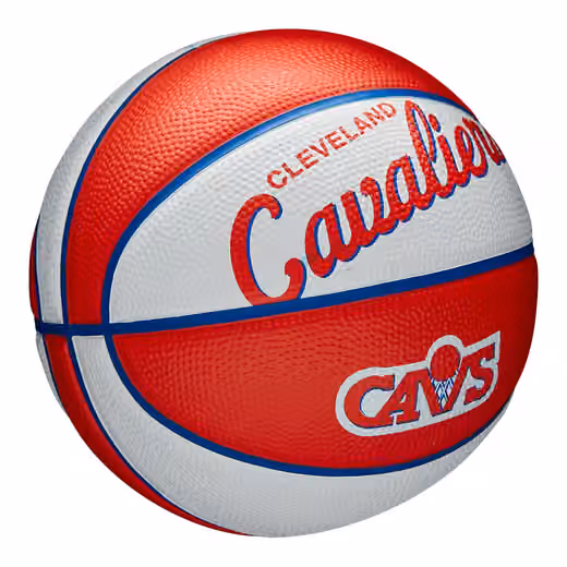 Cleveland Cavaliers NBA Retro Wilson Mini Basketball (Size 3) view 3