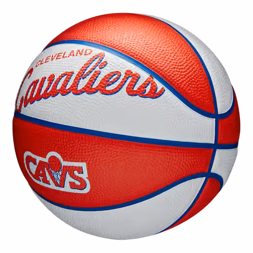 Cleveland Cavaliers NBA Retro Wilson Mini Basketball (Size 3) view 4