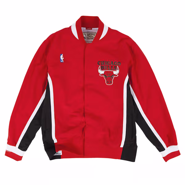 Chicago Bulls 1992-1993 Authentic Warm Up NBA Jacket Red view 1
