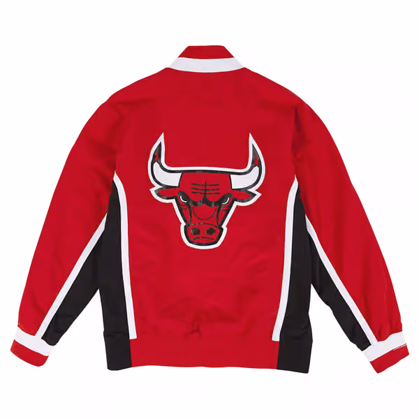 Chicago Bulls 1992-1993 Authentic Warm Up NBA Jacket Red view 2