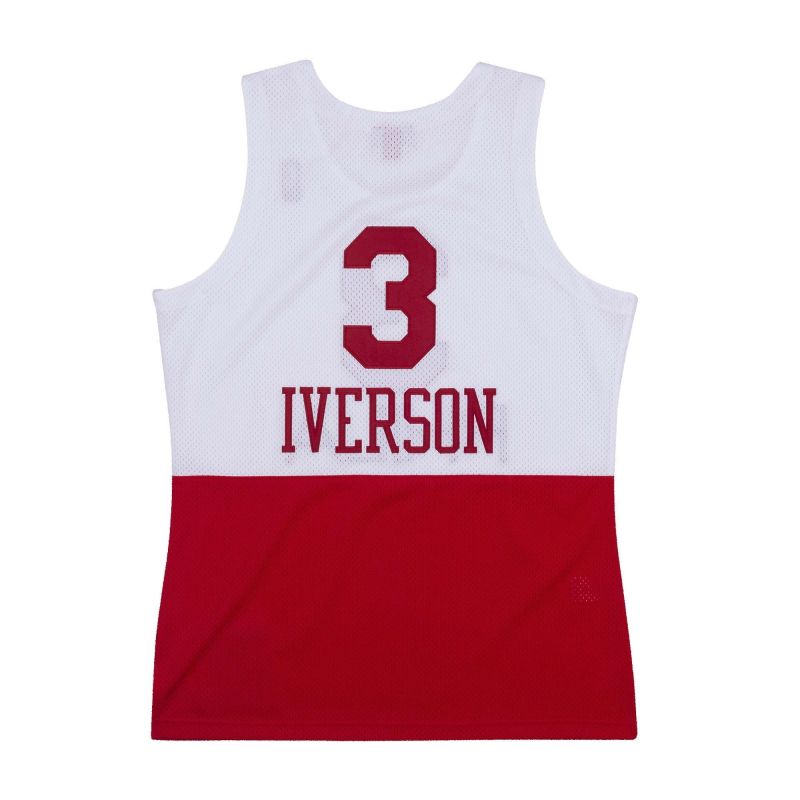 Allen Iverson #3 Philadelphia 76ers 2003-04 PHILA Mitchell & Ness Swingman NBA Jersey view 2