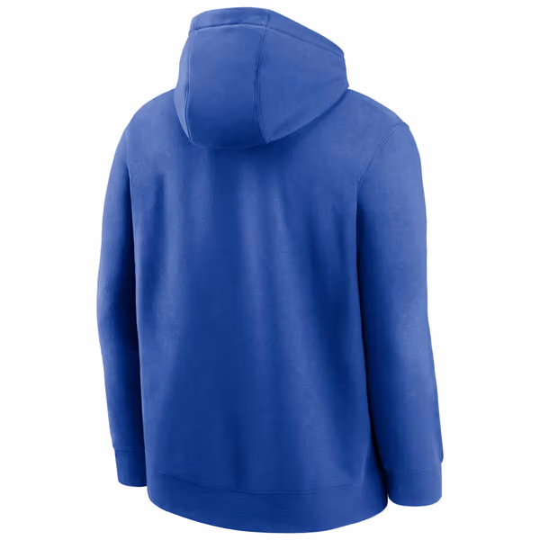 Los Angeles Rams Team Stripes Nike Club NFL Hoodie Blue view 2